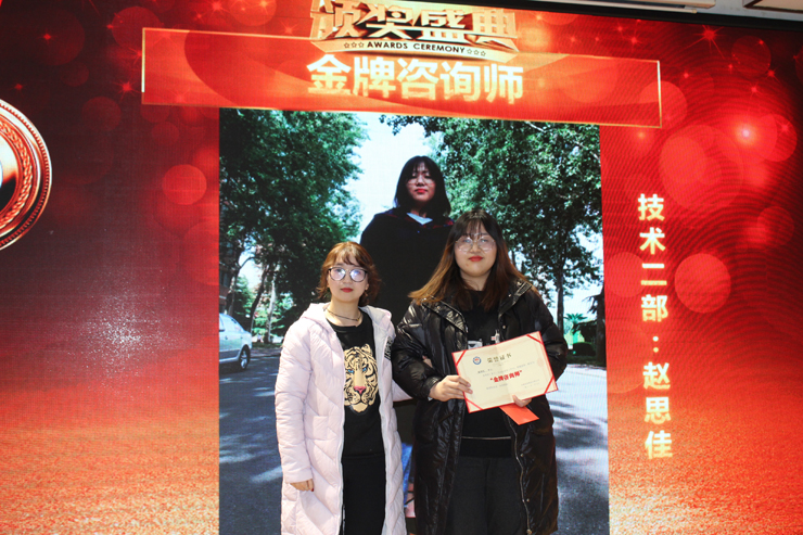 12月份技術(shù)部金牌咨詢師